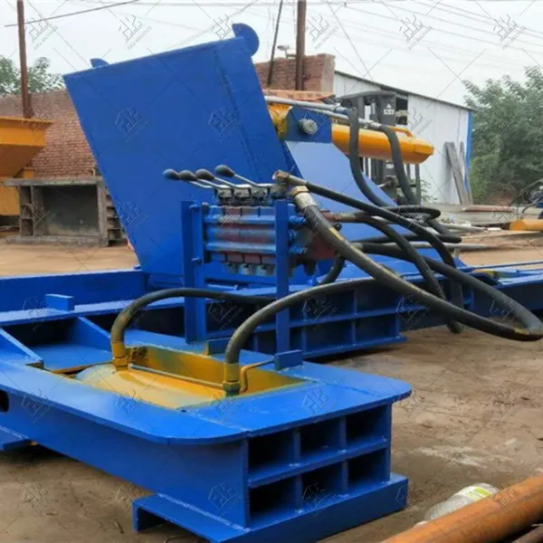 Hydraulic Briquetting Press for Scrap Metal Copper Aluminum Steel Chips photo-3