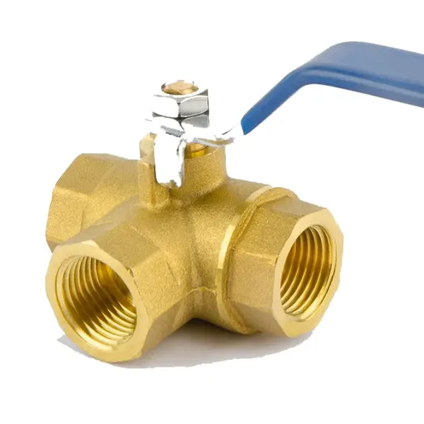 Cold Water 3 Inch Brass Ball Valve Threaded Ball Valve Three Pieces Npt Ball Valve photo-5
