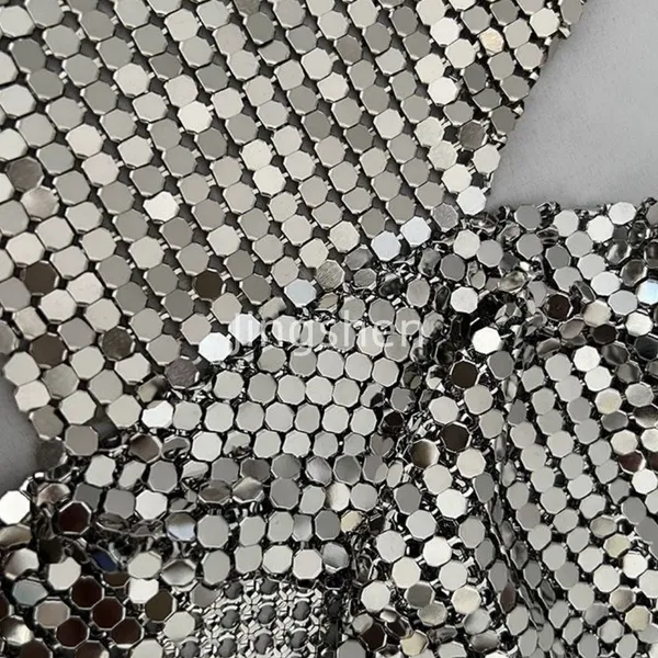 Promotional Matte Gold Metallic Sequin Clothing