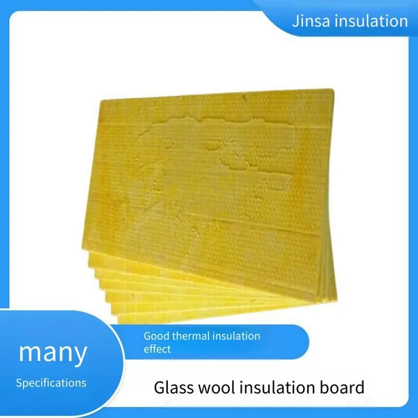 Jinsa 20 - 130mm Air Conditioner Glass Wool Board With High Fiber Toughness, Production and Sales