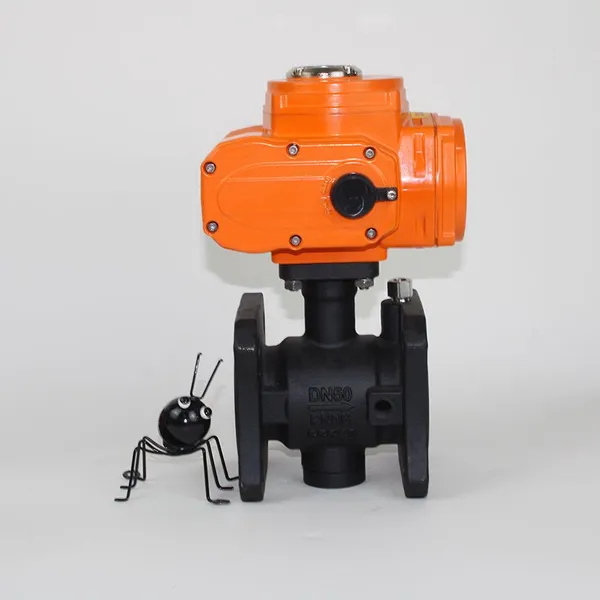 Flange Type Modulating 3‑way Ball Valve for Heating Heat‑exchange Unit photo-3