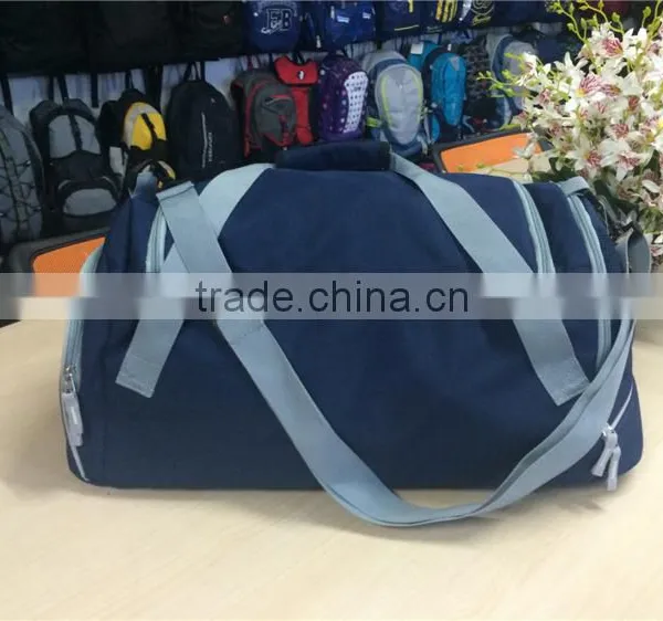 Blue Color Sports Travel Bag With Shoulder Belt Gym Bag photo-3