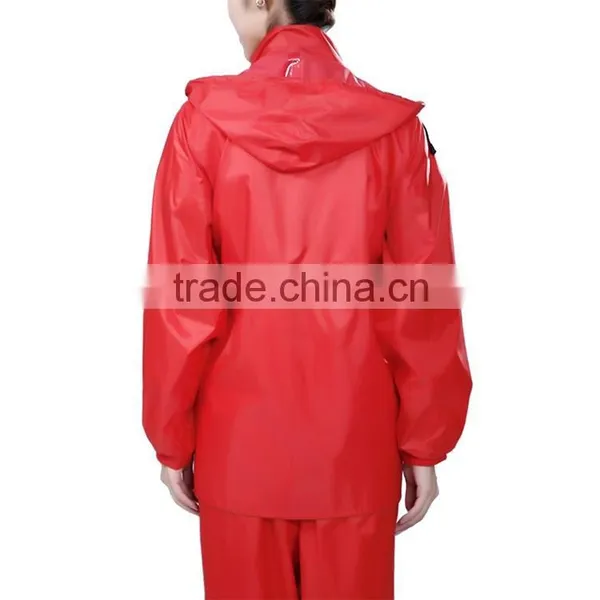 Customized Raincoat High Visible Reflective Tape Waterproof Breathable Raincoat Rainsuit With Pant photo-4