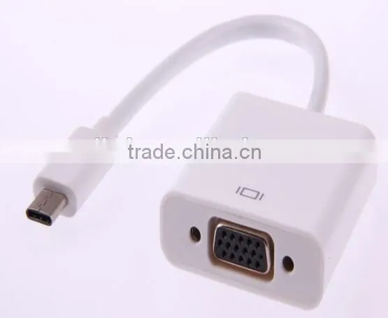 Top Seller 1080p TYPE C Mini USB3.0 to VGA Cable Adapter for Computer/smart Phone photo-3