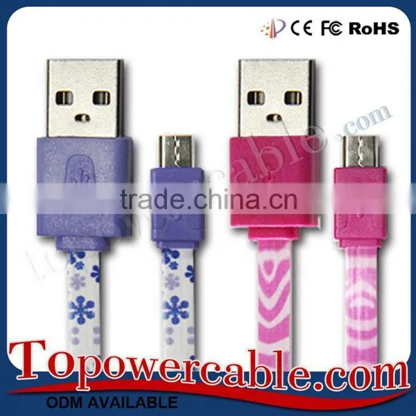 Quick Charge And High Speed Heavy Duty Flat Noodle Green Data Cable photo-2