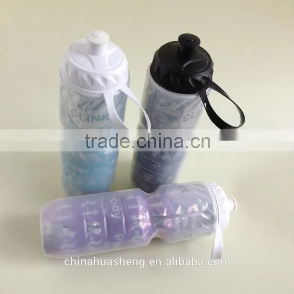 New Design PE Double-wall Insulated Drinking Bottle With Foil Insert photo-5
