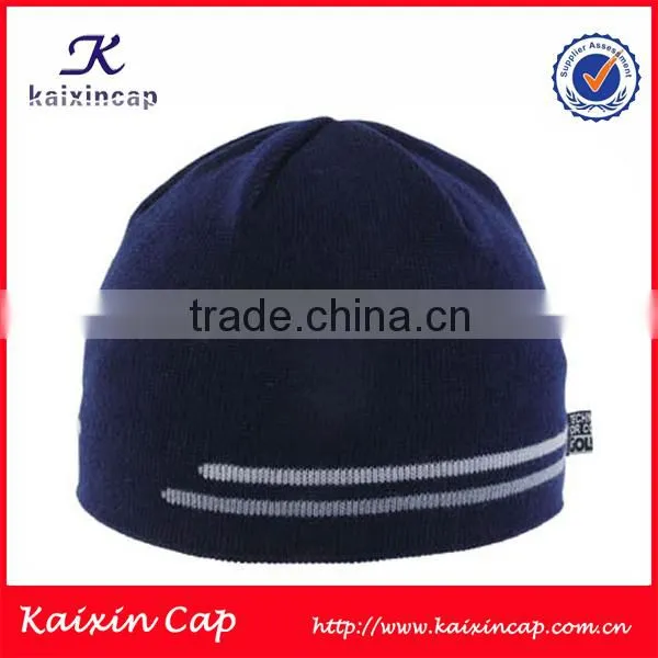 Wholesale Custom High Quality Dark Grey Plain Beanie photo-3
