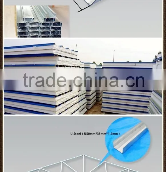 China Manufactured EPS Sandwich Panel Prefabricated House photo-4