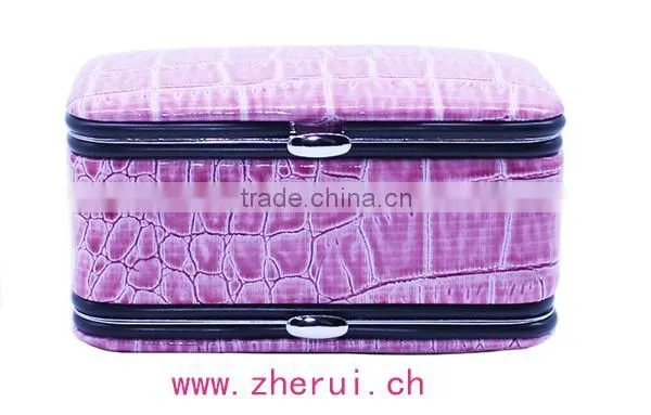 Leather Metal-framed Manicure Sets,pedicure Set and Jewelry Box Combined