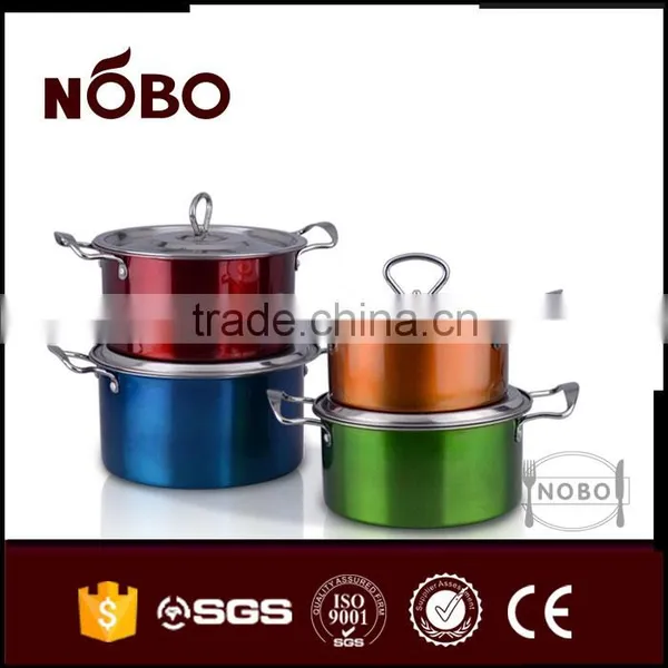 KOREA Style Stainless Steel Soup Pot 4 Pieces photo-5