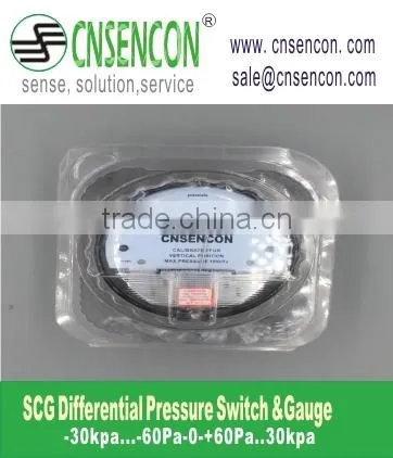 High Quality Air Low Differential Pressure Gauge SCG 0-60Pa photo-5