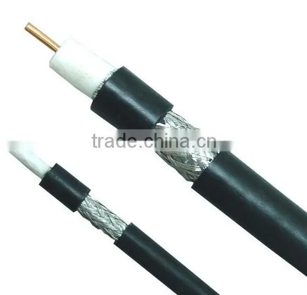 PE Insulation PVC Jacket Rg59 Rg11 Rg6 75 Ohm Coaxial Cable photo-3