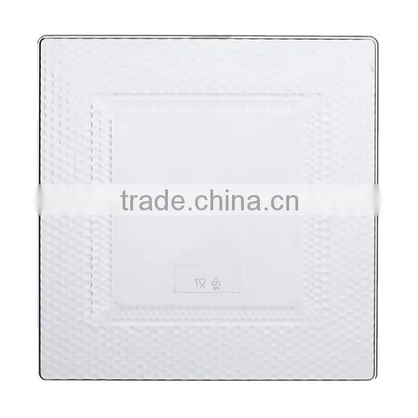 Wholesale Plastic Clear Bamboo Plate photo-4