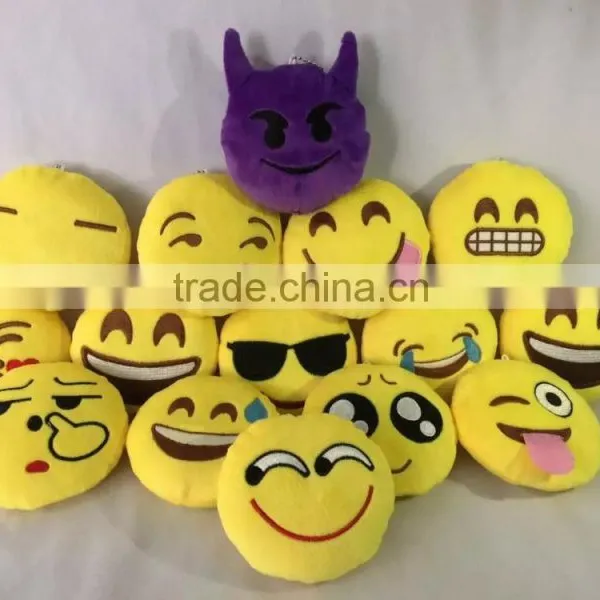 Funny Emoji Pillow Custom Factory Emoji Key Chain Emoji Key Ring photo-4