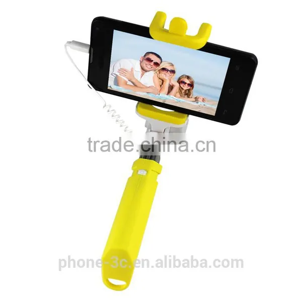 2016 Celular Android Holder Wired Selfie Stick Headphone Cable Control Promotional Gifts Smartphone Monopod photo-2