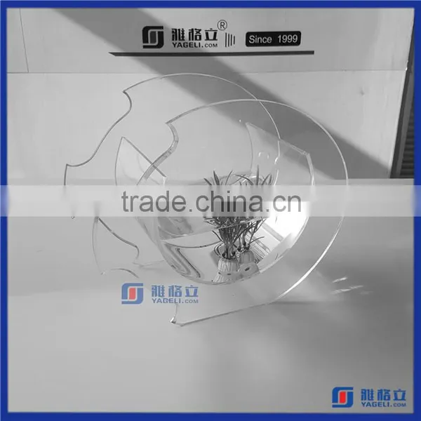 Manufacturer Custom Acrylic Fish Tank Aquariums / Acrylic Flower Vases / Desktop Acrylic Fish Aquariums / Acrylic Fish Bowls photo-3