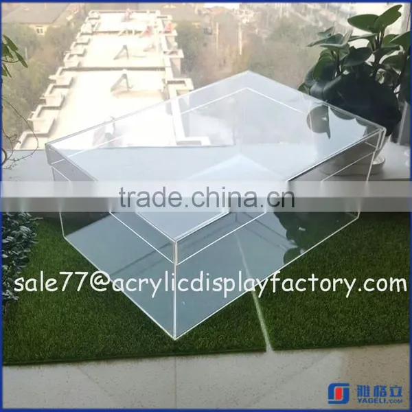 China Made Plexiglass Acrylic Square Box/clear Acrylic Box/acrylic Box