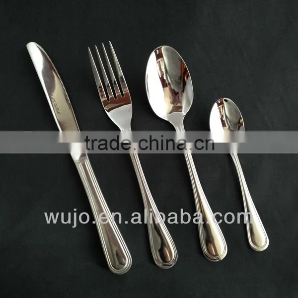 18/10 Silverware Set for Hotel Use