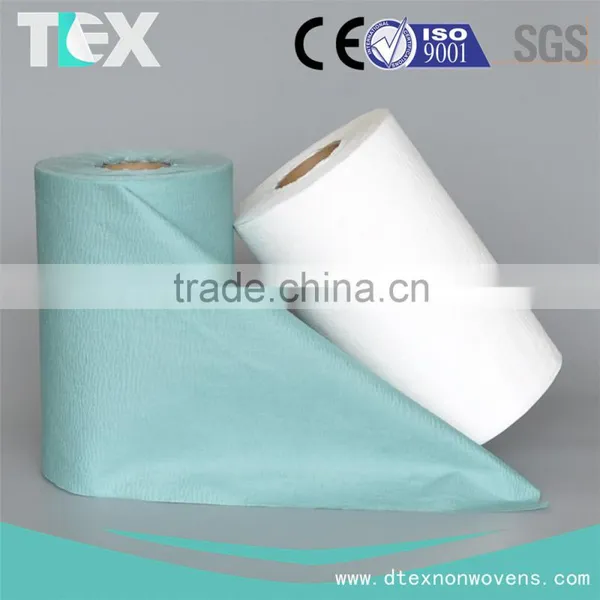 [D-TEX] China Factory Woodpulp Spunlace Industrial Cleaning Wiper photo-2