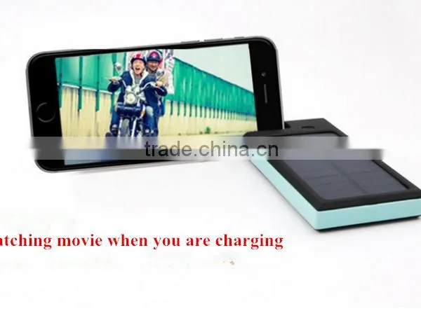 Outdoor Waterproof Durable Solar Power Bank With Phone Holder photo-3