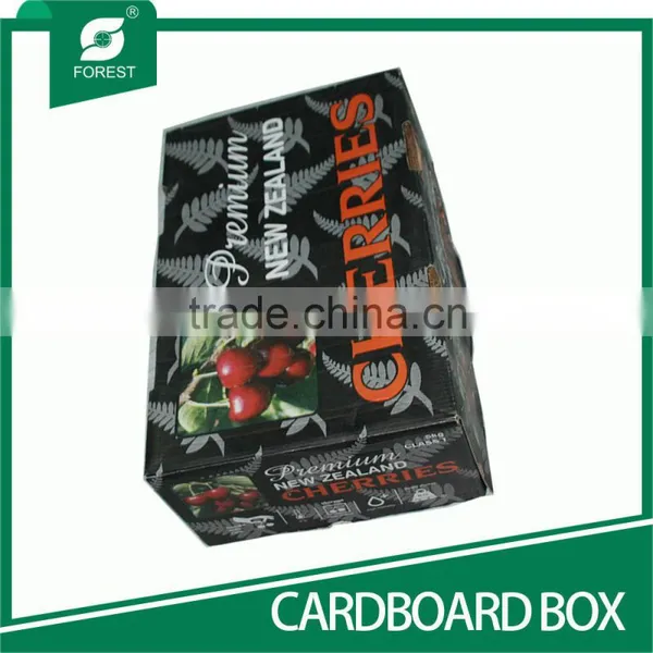 ONE TOP & ONE BOTTOM CORRUGATED CARDBOARD BOX PACKING SWEET FRUITS photo-4