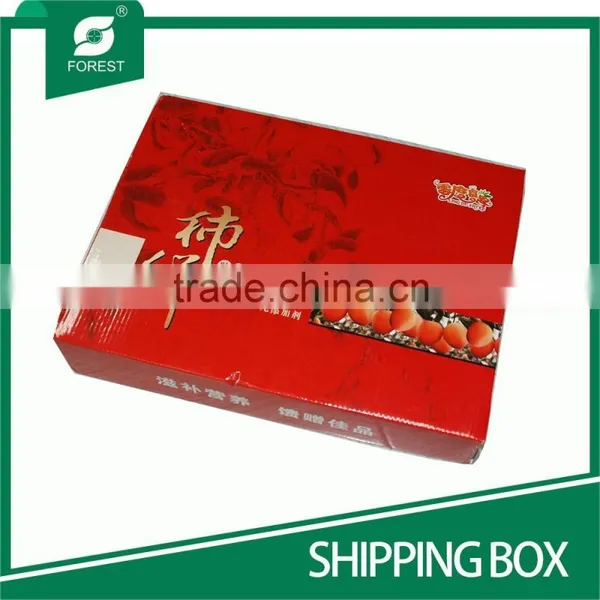 WAX-COATED CARDBOARD SHIPPING BOXES FOR PACKING FOOD WITH EMBOSSING LOGO photo-2