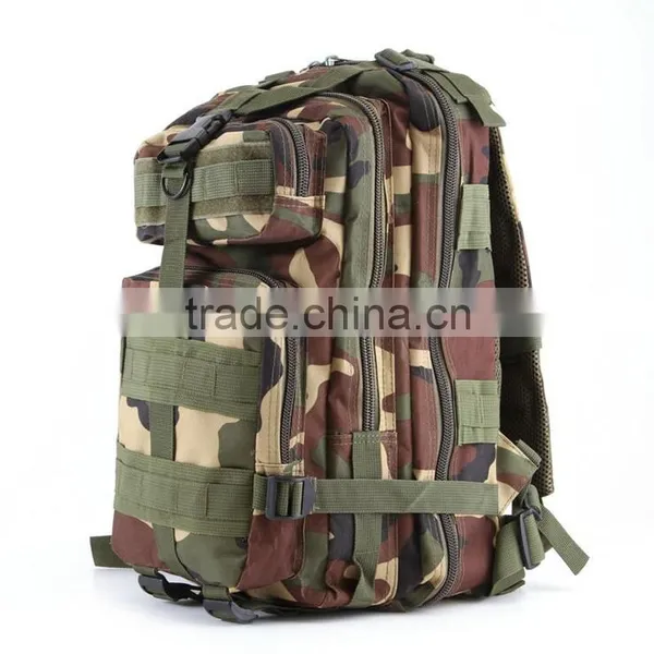 Army Mountaineering Bags Outdoor Waterproof Camouflage 3P Tactical Backpack photo-3
