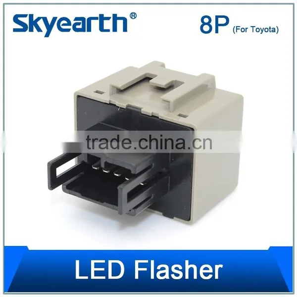 Factory Promotion 12V Car LED Flasher Raly, LED Warning Canceller Auto Parts For Toyota LED Flasher 8P photo-5