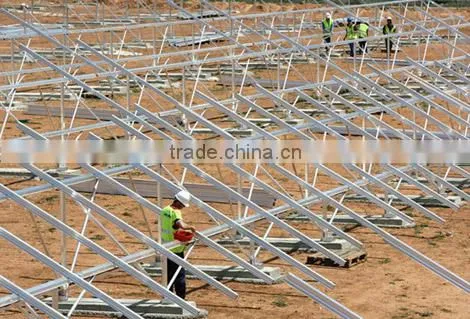 photovoltaic brackets system for solar panel installation