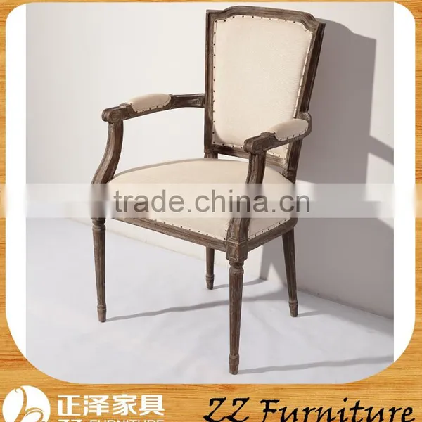 Solid Wood Dining Chair with Arm