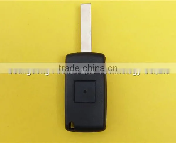 Best Selling 4 Buttons Flip Key Shell for Peugeot 407 Key Fob With Battery Place photo-3