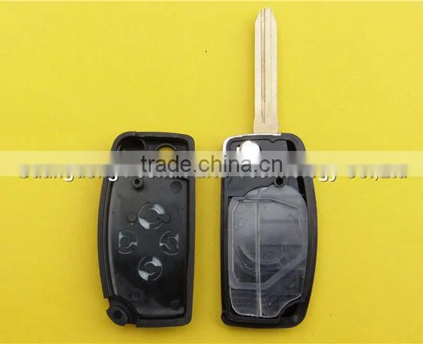 4 Buttons Flip Folding Key Cover Blank Shell Replacement Toyota photo-6