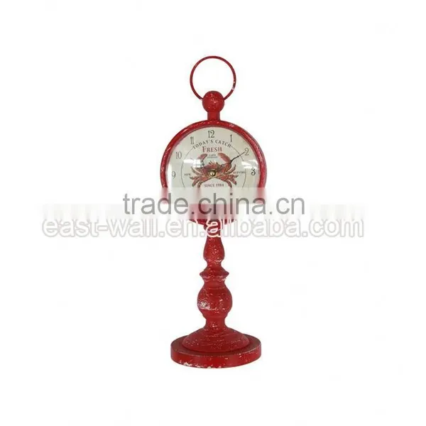 Elegant Top Quality New Design French Country Tuscan Style Bronze Clock Bottle Cap Clocks photo-2
