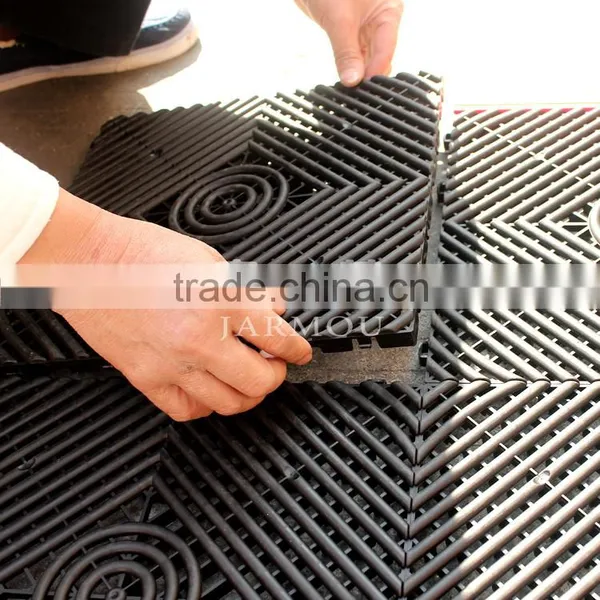 Kitchen Fasion Maze Shape Plastic PP Interlocking Leak Grid Flooring Tiles photo-3