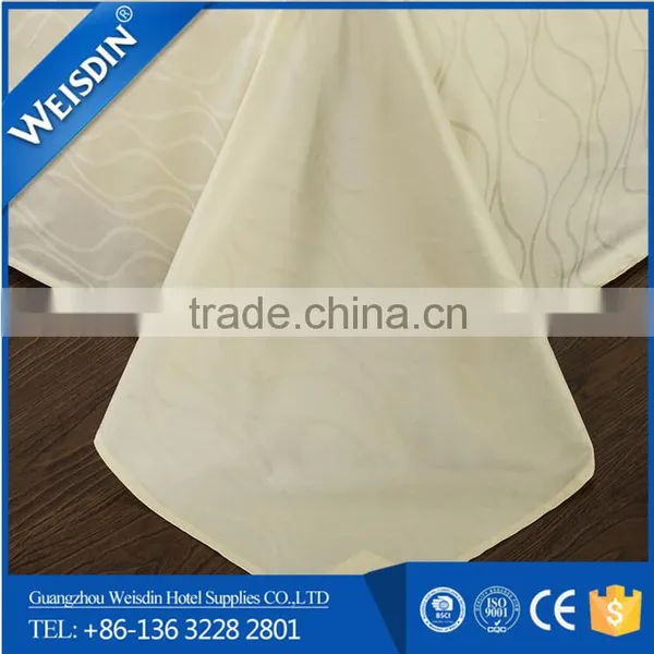 WEISDIN Manufacture 100% Cotton Hotel White Bed Sheet photo-4