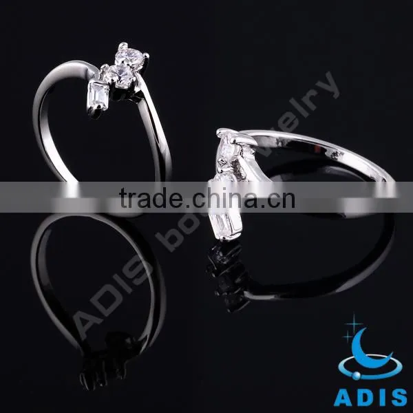 Elegant Custom Wholesale Fashion AAA Zircon Mens Brass Ring photo-5