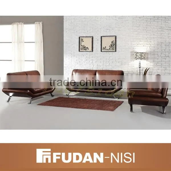 Classic Leather Sofa Soft Furniture for Guest Room