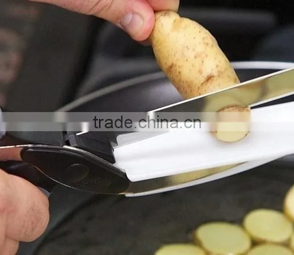 Factory Wholesales Stainless Steel Clever Cutter 2-in-1 Knife photo-2