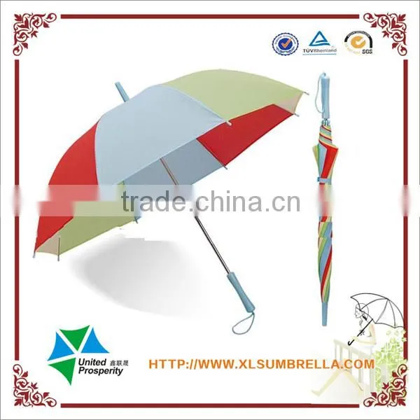 Auto Open Standard Size POE Materails Rainbow Umbrella