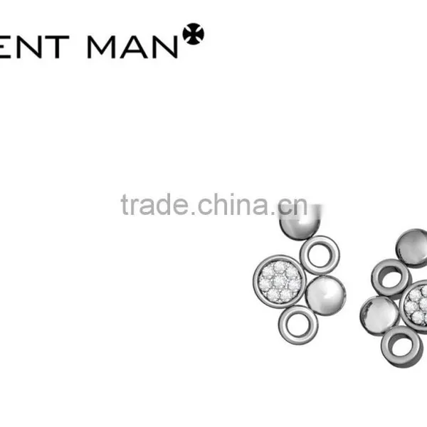 High Quality Italy Design Earring ,2015 Wholesale Ladies Earring,rose Gold Flower Shaped From Coolman photo-5