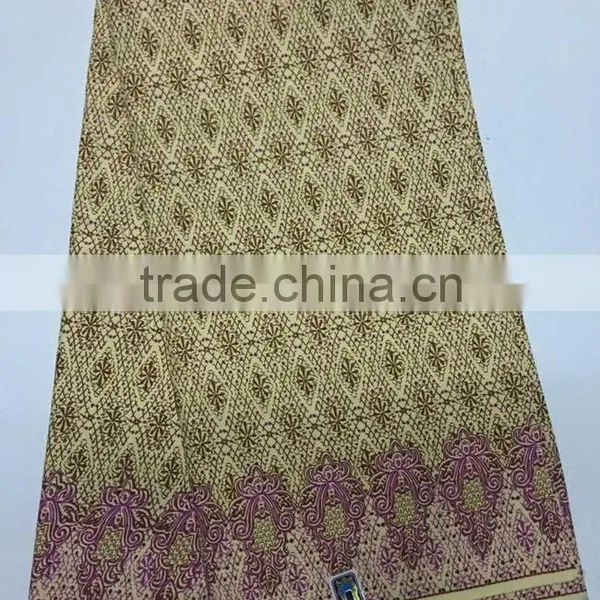 Lwax-1012-4 New Factory Design African Real Binta Java for Dress and Clothes Woodin Wax Fabric