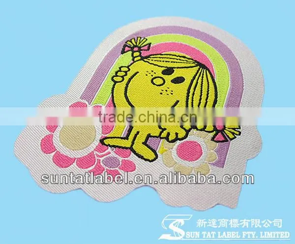 Polyester Garment Laser Cut Woven Badge photo-5