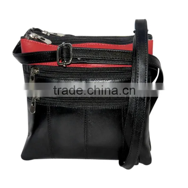 Small Genuine Leather Hand Bag for Ladies in Patchwork photo-6