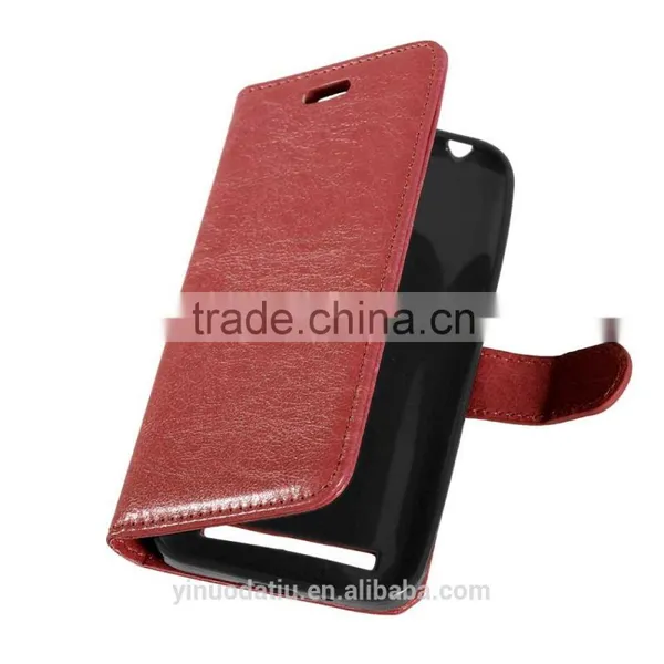 Cell Phone PU Leather Flip Card-slot Case for ASUS ZenFone GO ZC451TG 4.5 photo-3