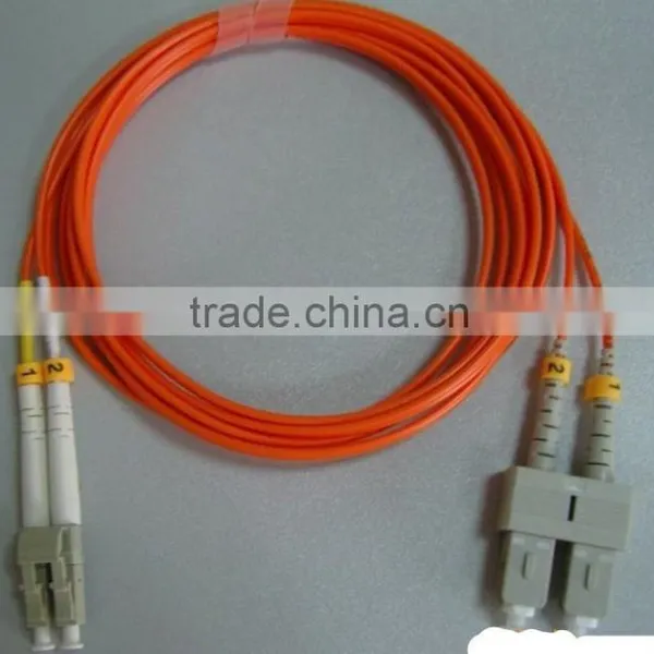 Trade Assurance SC to LC Multimode MM Duplex Optical Fiber Patch Cord,fiber Optic Patch Cable,fiber Jumper With 3M photo-2