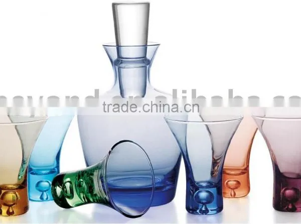 6 SHOT GLASS WITH I BOTTLE