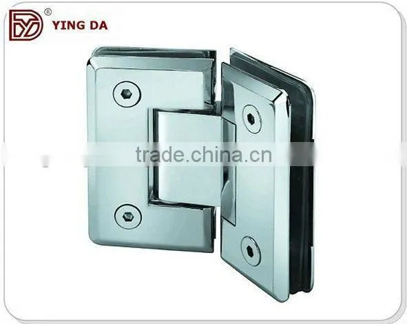 135-degree Quadrate Bilateral Bathroom Glass Hinge