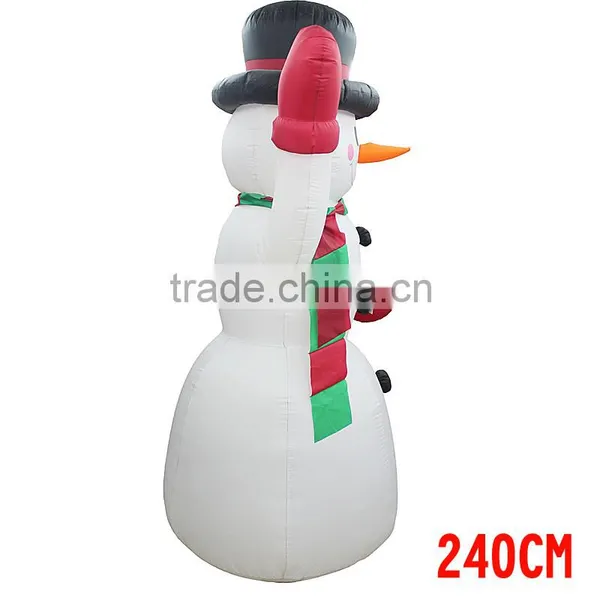 Commercial Plaza 2.4m Large Inflatable Snowman Xmas Decoration photo-6