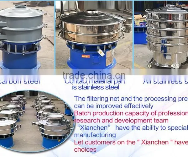 XianChen Western Medicine Powder Processing Rotary Vibrating Screen for Hot Sale photo-4