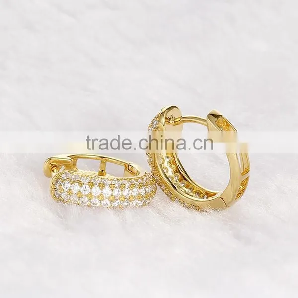 2016 Fashionable Gold Plated Designs For Girls Earrings photo-3